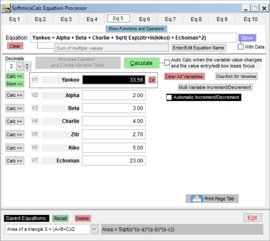 Equation Processor Calculator for Solving Advanced Mathematical Equations
